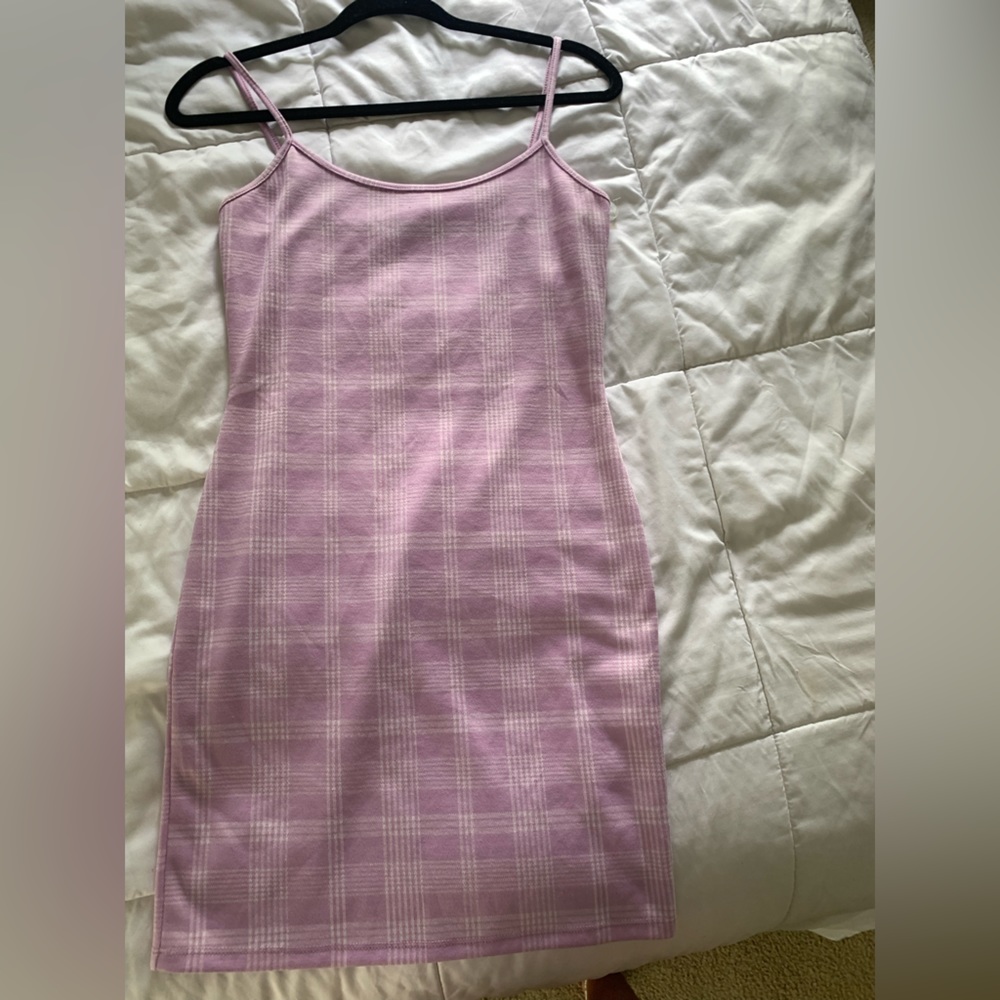pastel plaid dress
